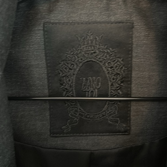 Zang Toi Blazer and Skirt Medium Wool/Charcoal Gray Blazer - Picture 2 of 16